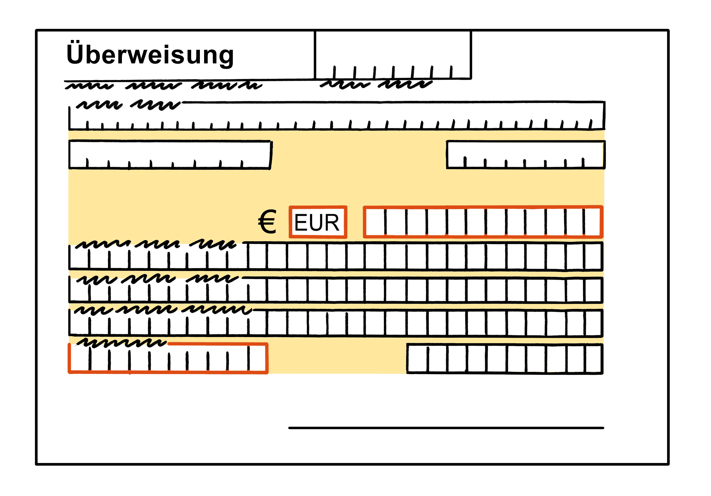 Überweisungsschein